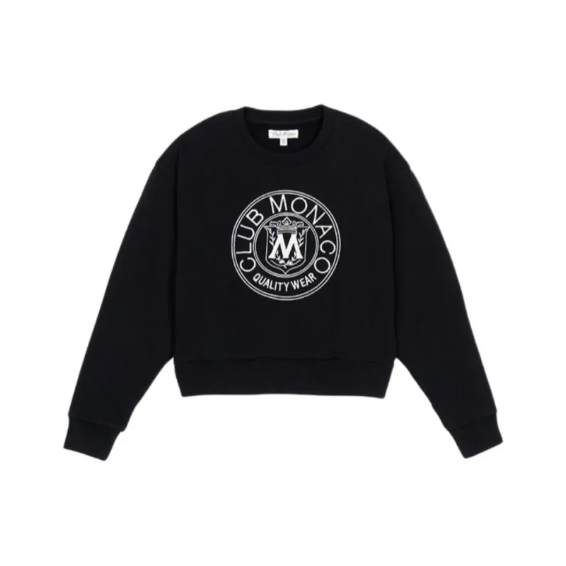 CLUB MONACO Sweatshirt Women's Black-0