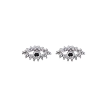 JKEM Alloy With Zircon Stud Earrings Unisex
