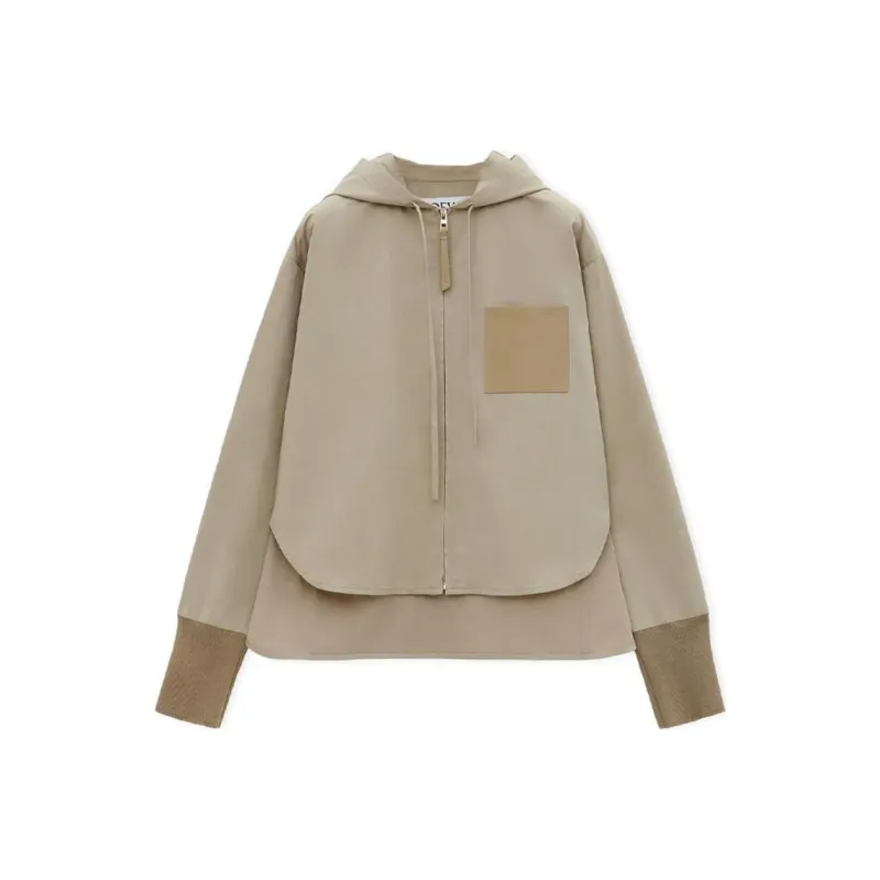 LOEWE FW24 Jackets & Coats Women's Light Beige-0