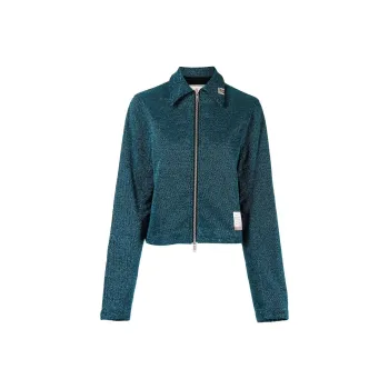Maison Mihara Yasuhiro Logo patch Zip up Shirt Jacket