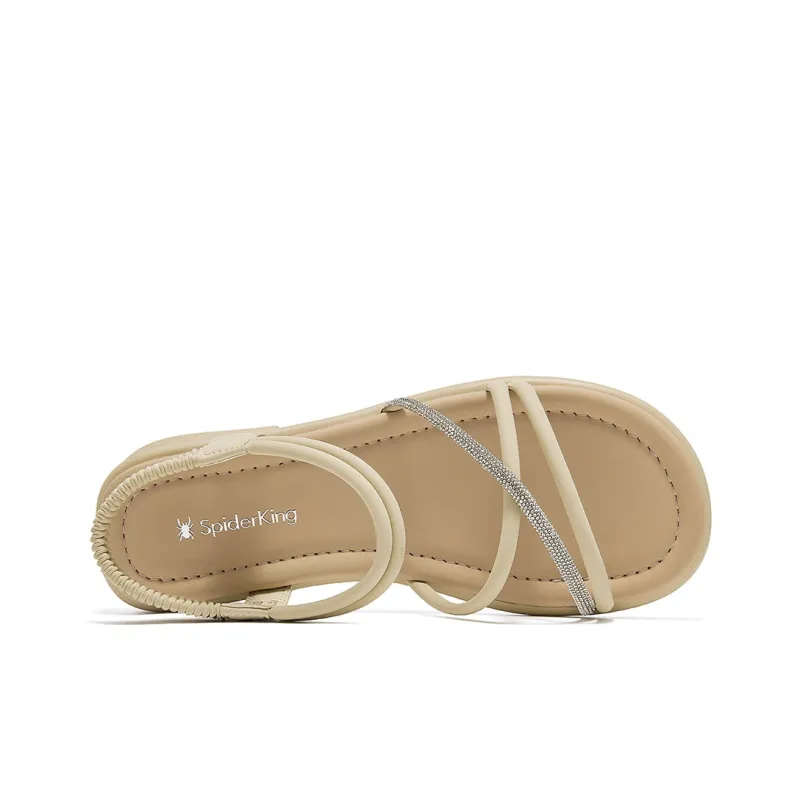 Spider King One Strap Sandals Women's Ecru-7