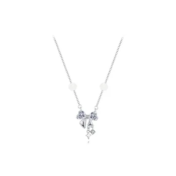 Muyan White Jade Bodhi Necklaces Women's