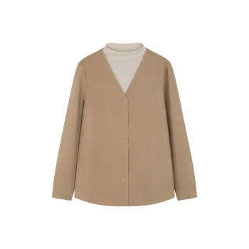 Mo Han Yi Mei New Year Shirt Women's Khaki