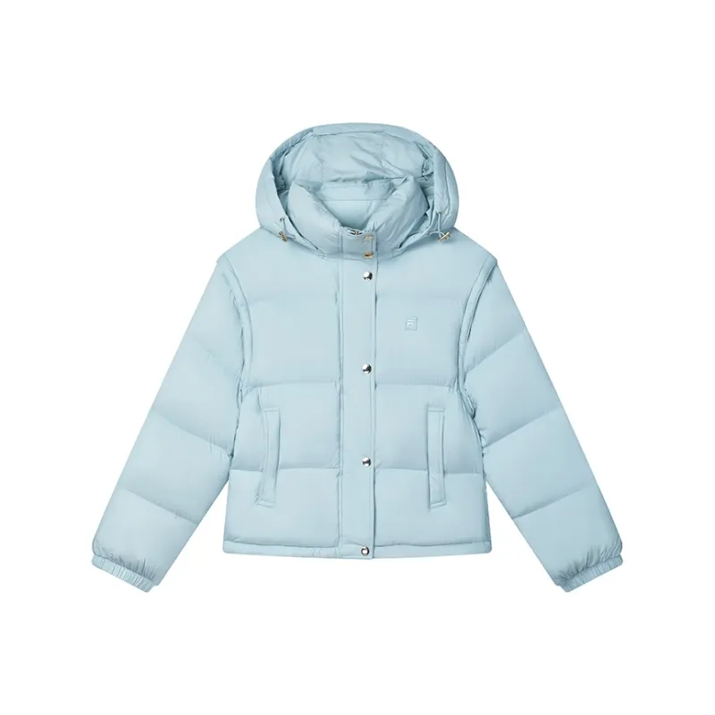 FILA Down Jacket Women's Autumn Water Blue-0