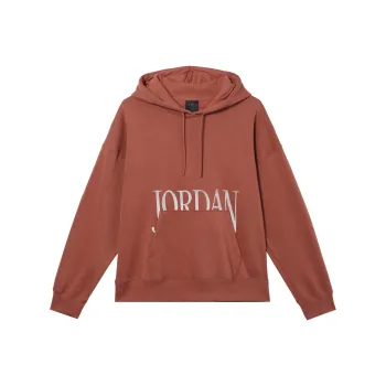 Jordan Brooklyn Fleece Sweatshirt Women's Gray Peach Red