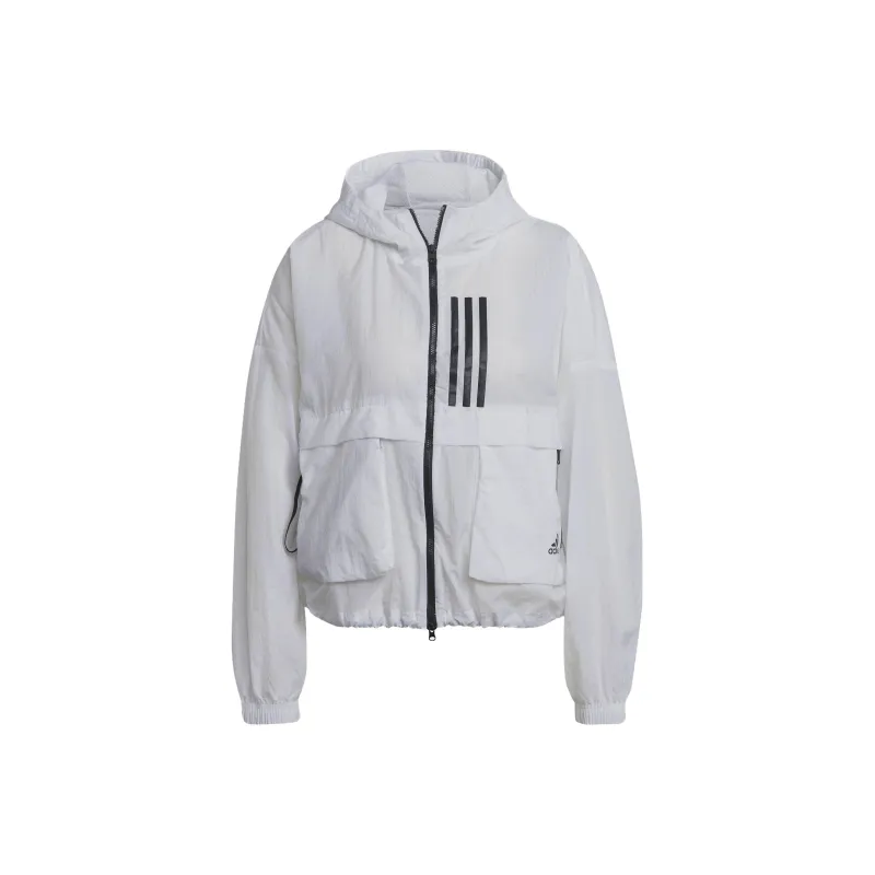 Adidas W.N.D. Jackets Coats Women's White-0