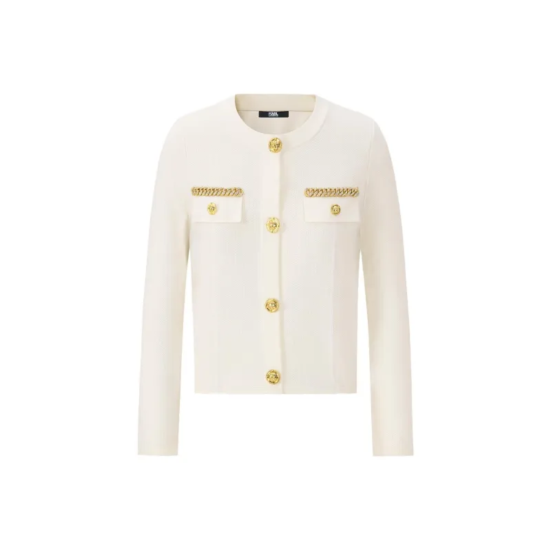 KARL LAGERFELD SS24 Knitwear Women's White-0