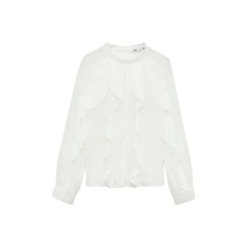 ZARA Shirts Women's Ecru-0