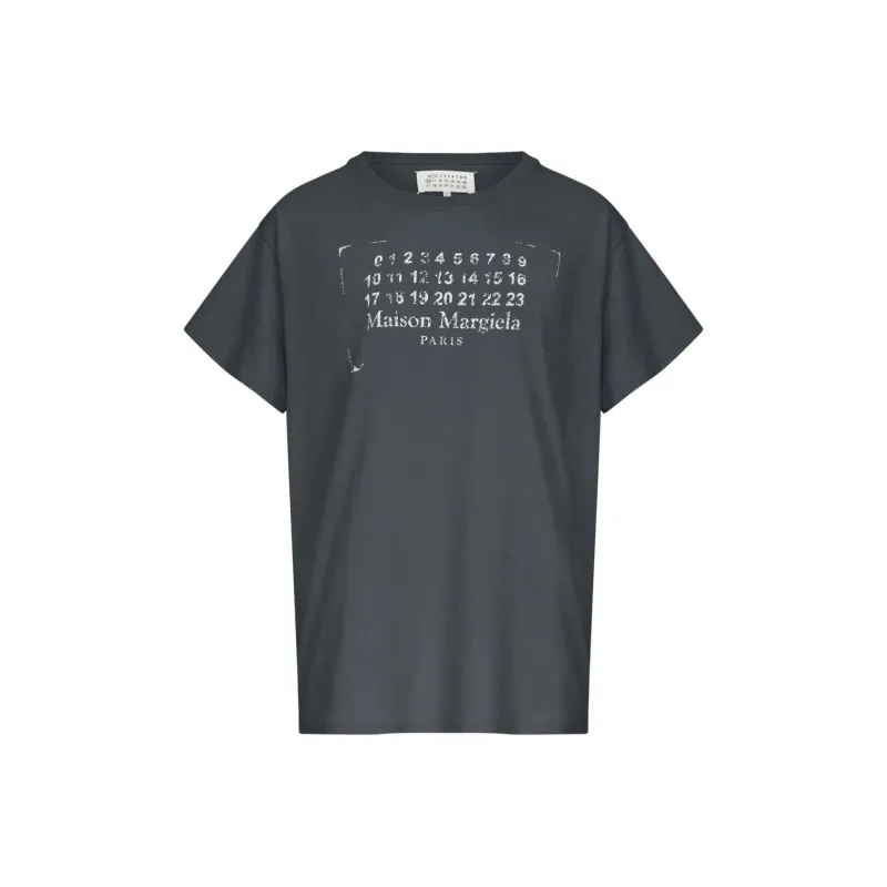 Maison Margiela Logo print Cotton T shirt-0