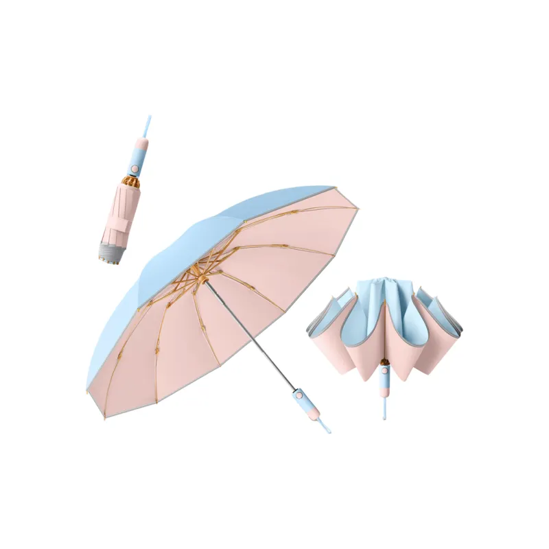 Imono Lightweight, Sun Protection, Compact, Stylish, Reinforced Thickened Folding Umbrella-7