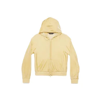 Balenciaga Bb Paris Strass Zip Up Hoodie