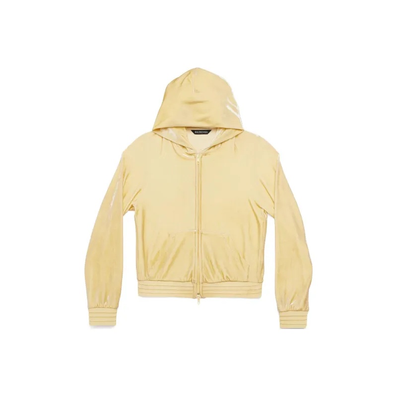 Balenciaga Bb Paris Strass Zip Up Hoodie-0