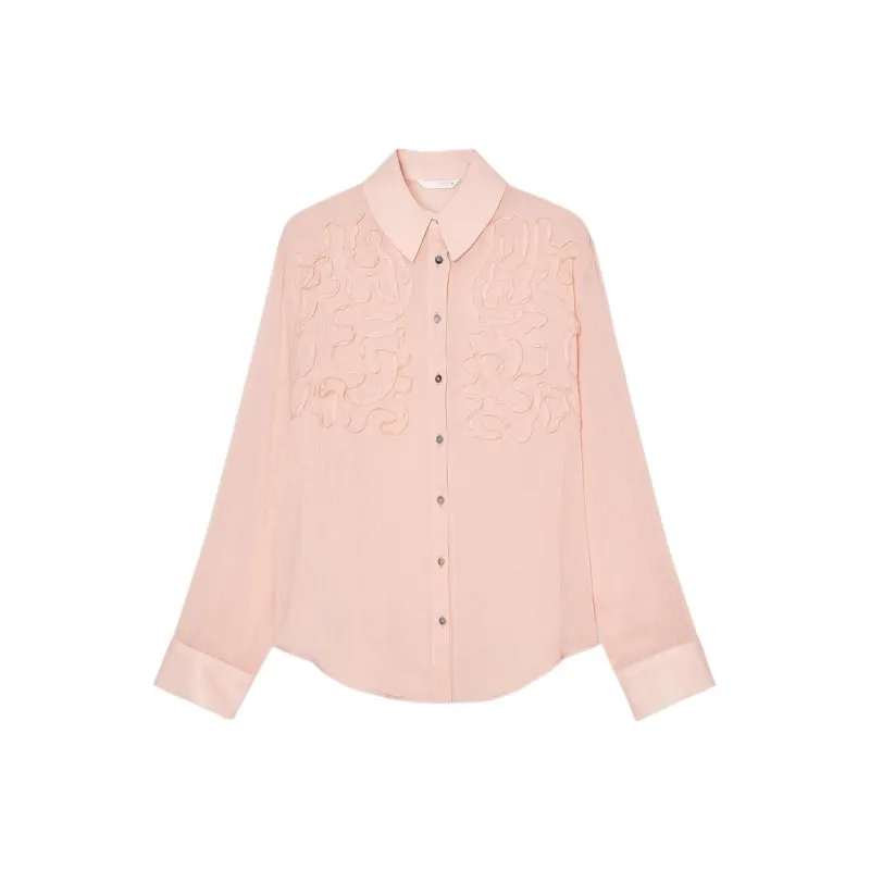 ZARA Shirts Women's Light Pink-0