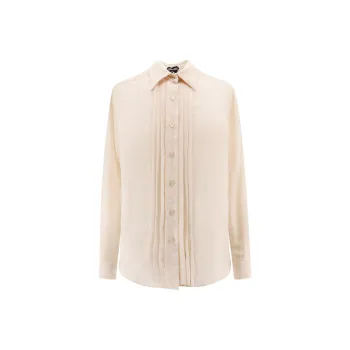 TOM FORD Pleated Long-Sleeved Shirt