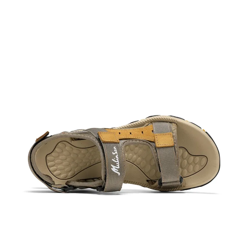 Mulinsen Beach Sandals Men Brown/Black-1