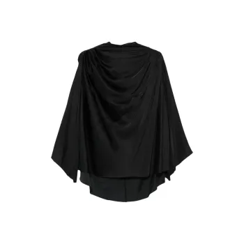 RICK OWENS/RO Chiffon Shirt Women's Black