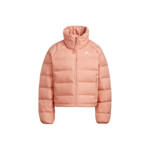 Adidas Down Jacket Women's Red Pink