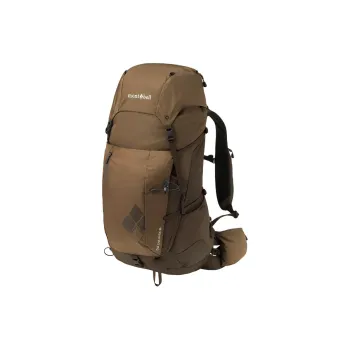 MONTBELL Nylon Outdoor Mountaineering Bag, Backpack Regular Unisex Brown