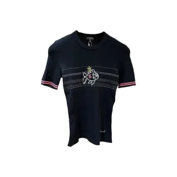 CHANEL Regular T Shirt Women's Black