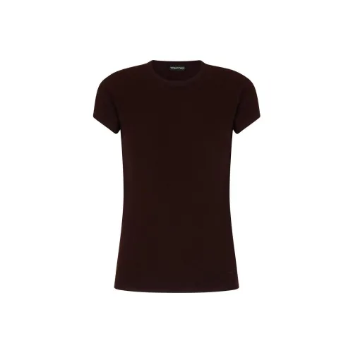 TOM FORD FW24 T-Shirt Women's Mahogany