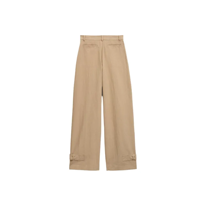 ZARA Casual Pants Women's Beige-1