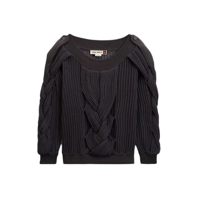 ZARA Knitwear Women's Light Gray-0