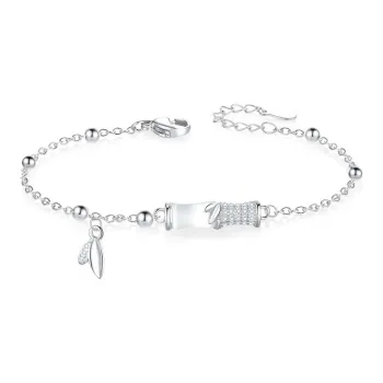 Master Kim Glass Cat Eye Bracelets Women's