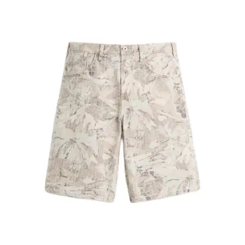 ZARA Denim Shorts Men's Raw White