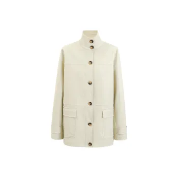 Self Who Jackets Coats Women's Ecru