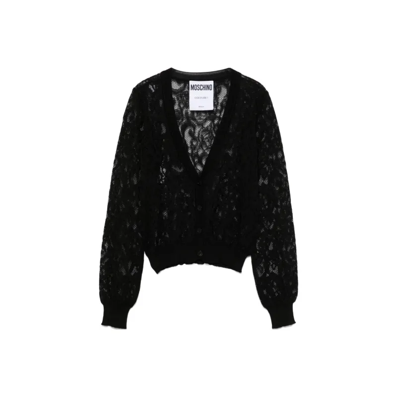 MOSCHINO Raschel-knit Cardigan-0