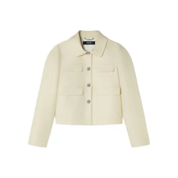 VERSACE Silk blend Cropped Jacket