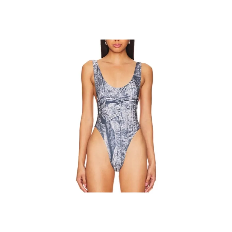 NORMA KAMALI Bodysuits Women's Blue-0