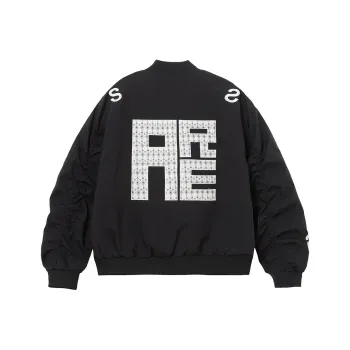 PAZZO Heavy Industry Embroidered Pilot Coach Jacket Unisex