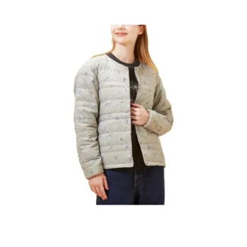 Mizuno x PEANUTS Breath Thermo Down Jacket Women's Beige