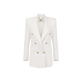 Elisabetta Franchi Buttoned Crêpe Jacket