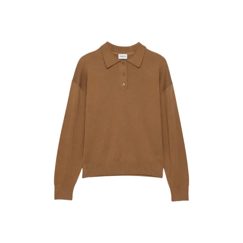 ARITZIA Sunday Best Tai Polo Sweater Polo Shirt Women's Saville Brown