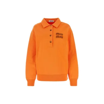 MIU MIU SS24 Sweatshirt Women's Orange