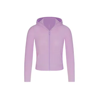 SKIMS Valentine's Day SOFT LOUNGE ZIP UP HOODIE Sweatshirt Women's SUGAR PLUM/Tang Mei