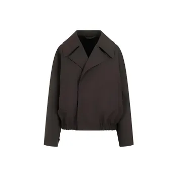 Lemaire Short Trench Blouson 'Dark Grey'