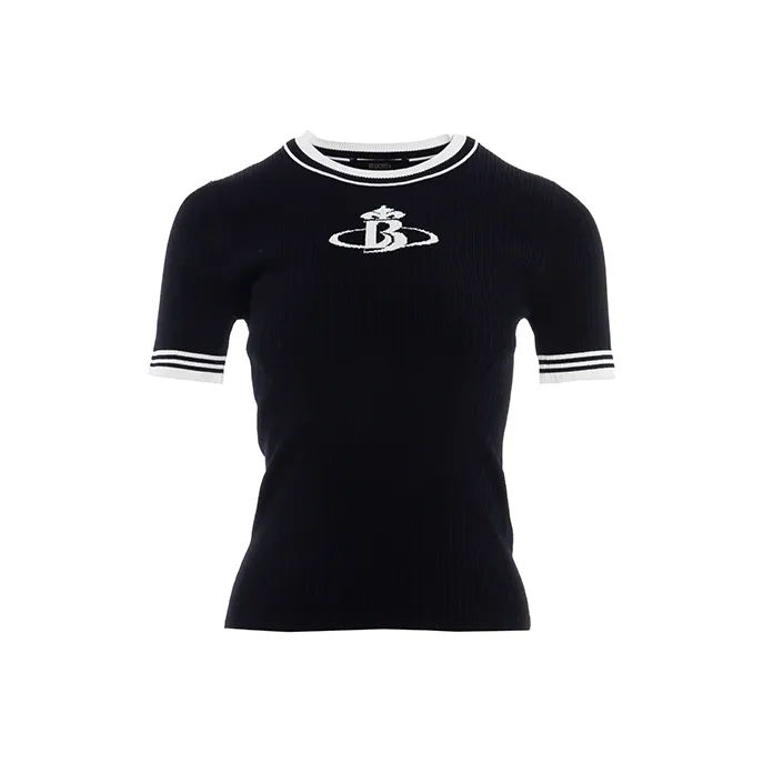 BESIONIA T Shirts Women's Black-0
