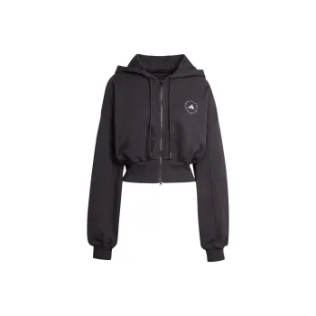 Adidas Free Shipping With AdiClub Adidas By Stella McCartney Sportswear Cropped Hoodie
