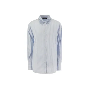 Fabiana Filippi Embellished Pinstriped Shirt
