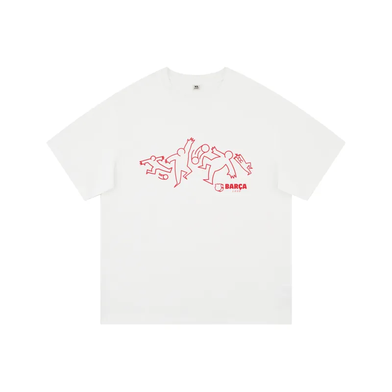 FCB ARCELONA T Shirts Unisex-4