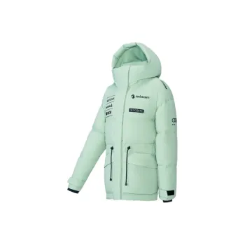 DESCENTE Ski Team Letter Hooded Down Jacket Women's