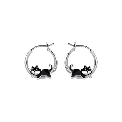 Universe Search Alloy Earrings Unisex