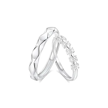 Asia Star Sterling Silver Rings Unisex