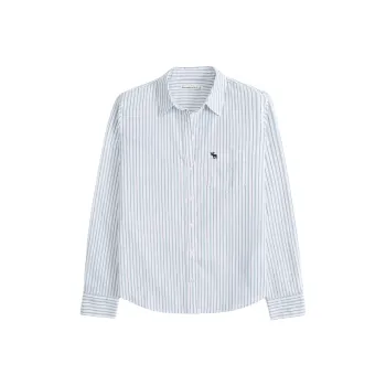 Abercrombie＆Fitch Shirt Women's Light Blue