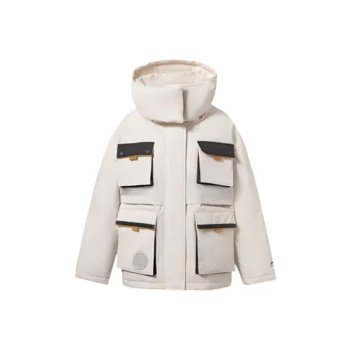 LINING Sports Fashion Collection Down Jackets Women's Ecru