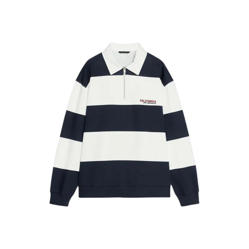 ZARA Polo Shirt Women's Stripes-0