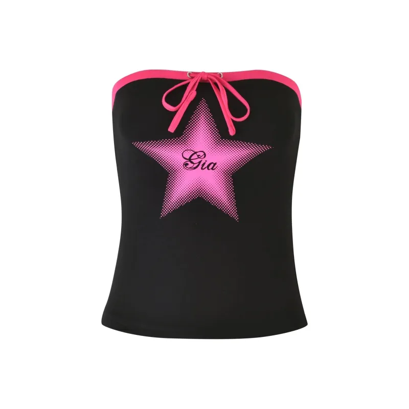 I.AM.GIA MICHELLE BOOB TUBE Strapless Top Women's Black-0